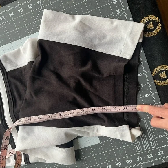 Lot of 3 bodycon color block black dresses Guess Marciano H&M - Picture 8 of 12